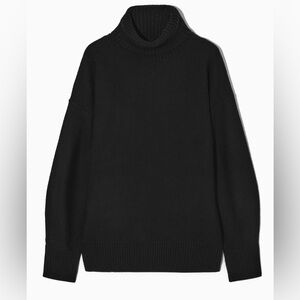 COS oversized roll-neck wool sweater